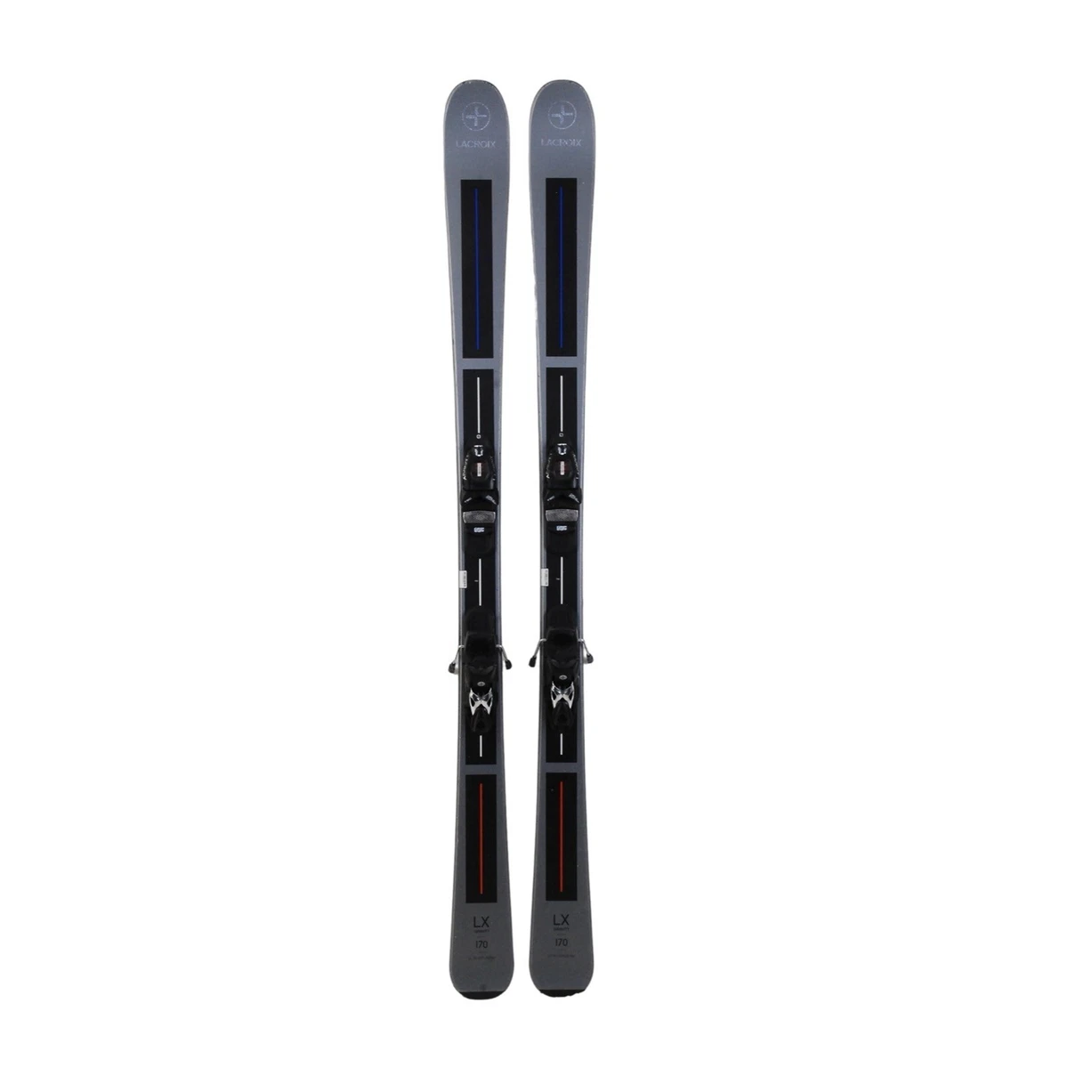 Skis Alpins Lacroix Vintage Années 80 - Homme, Gris, Piste Loisir, Taille +170cm