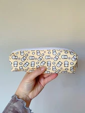 TCMC Thecoffeemonsterzco Yellow Pencil Case USED