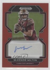 2023 Panini Prizm Draft Picks 2022 Update Red 93/99 McKenzie Milton Auto 1c0k