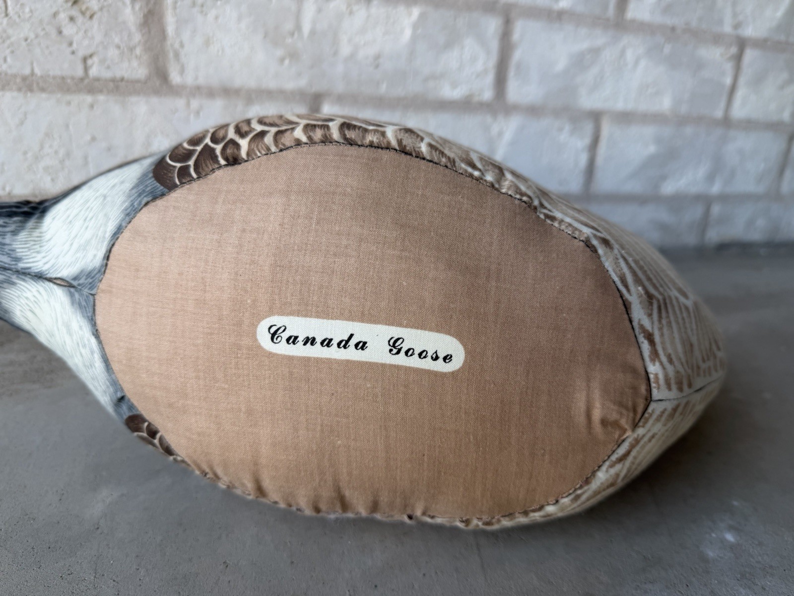 Large Canada Goose Stuffed Animal Plush Decorative Toy, Brown White Black thumbnail 7