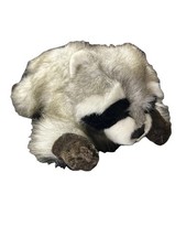 Vintage Russ Berrie Nestor Raccoon 17" Plush Cute Fuzzy Realistic EUC Rare