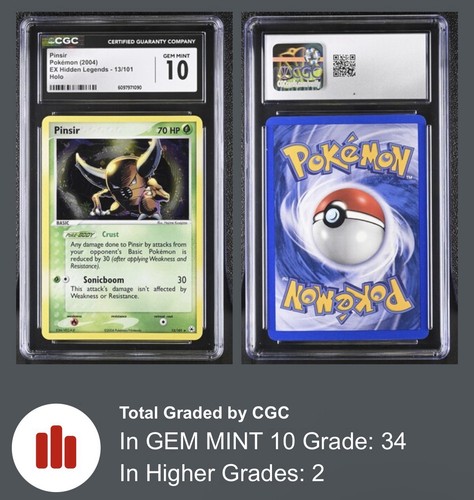 Pinsir graded CGC 10 for sale on eBay
