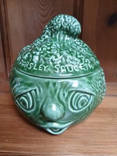 Sylvac Parsley Sauce Face Pot 4754 Vintage Retro Collectors 