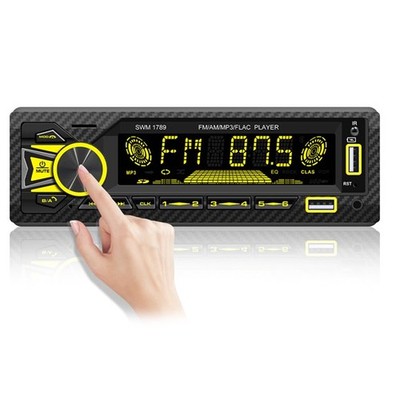 Car Multimedia Player Single Din MP3 Audio Music BT FM AUX USB With APP Control