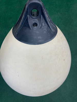 Polyform A-4 Buoy 20.5'' Diameter - White [A-4 WHITE] Black Ropeholds (#5 of 5)