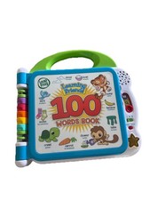 Leap Frog Learning Friends 100 Words Book English - Spanish Tested Working.