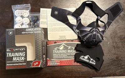   Elevation Training Mask 2.0 Medium 150-240Lbs, With Bonus Darth Vader Skin