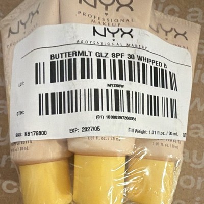 NYX Bare With Me Buttermelt Glaze SPF 30 Whipped 1.01oz Lot 3