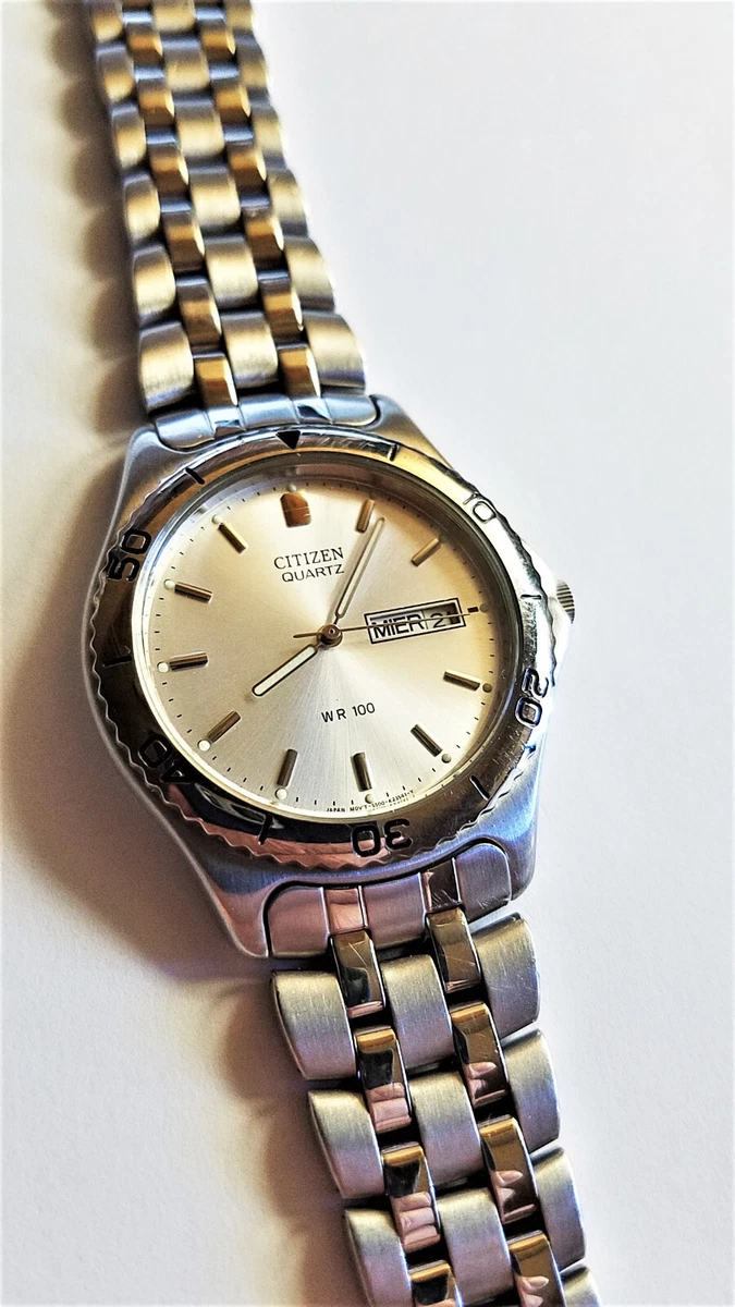 Citizen quartz shop watch silver