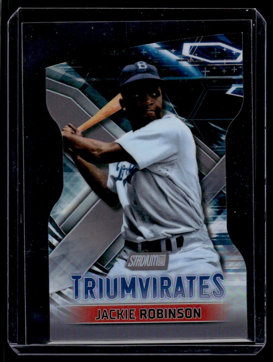2023 Topps Stadium Club Triumvirates Jackie Robinson Brooklyn