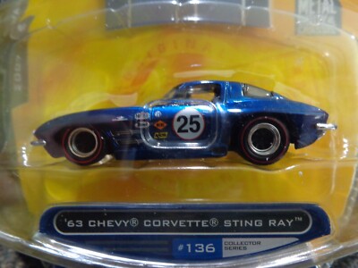 1963 CHEVY CORVETTE STING RAY BIGTIME MUSCLE WAVE 12 JADA 1/64 COLLECTOR #136