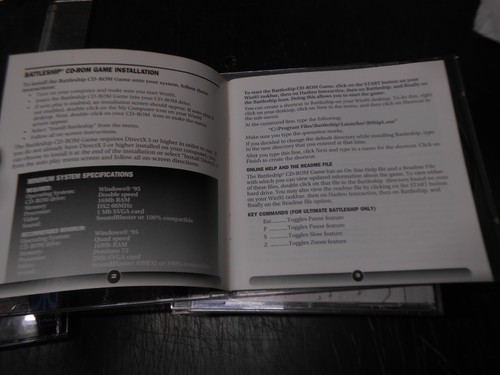 Battleship: Classic Naval Warfare Game NFS-1 Promo Windows 95 CD-ROM PC EXC/NM- - Picture 3 of 5