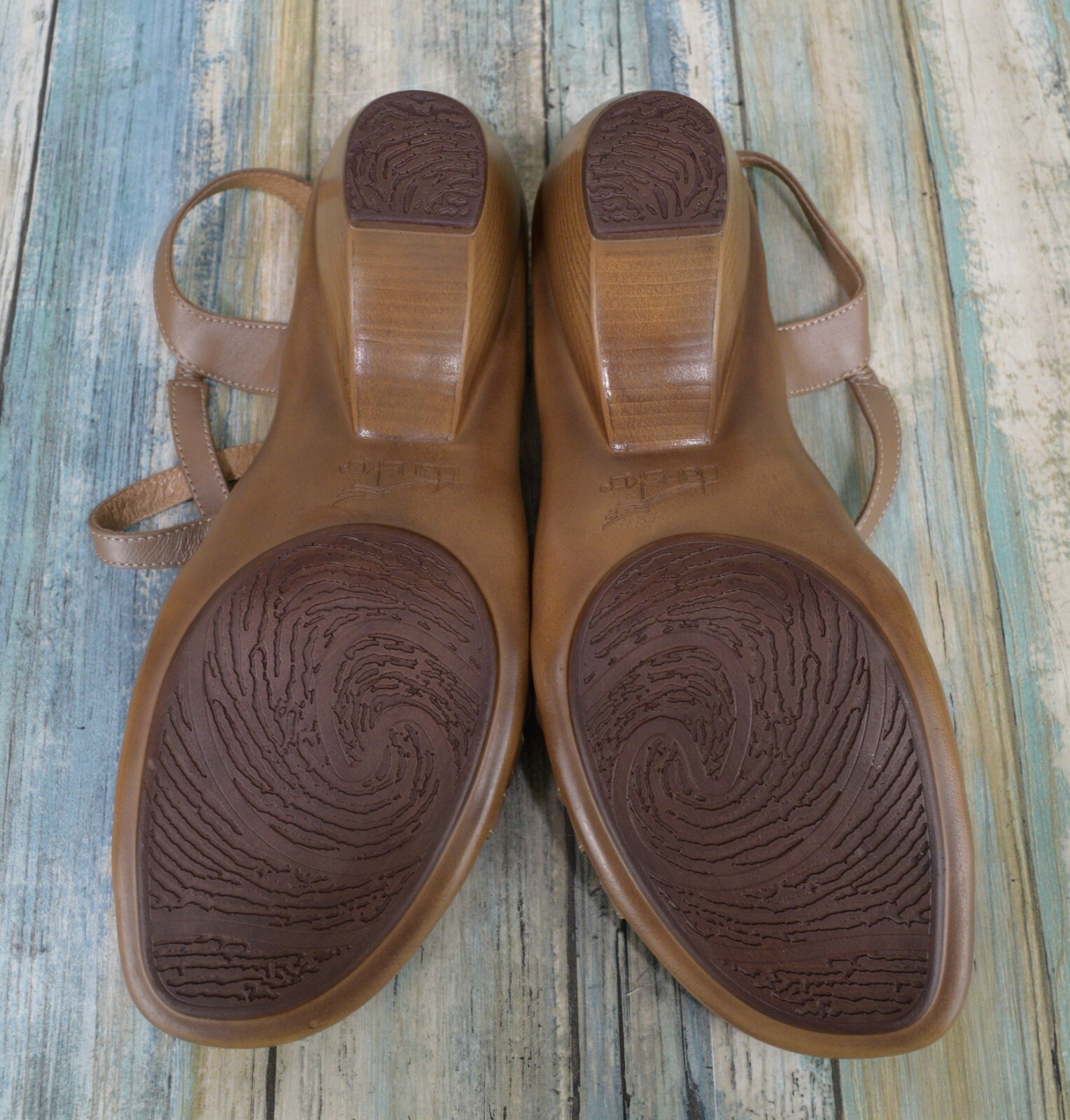 Dansko Strappy Wood Clog Heels Size 9.5 / 10 EUR … - image 7