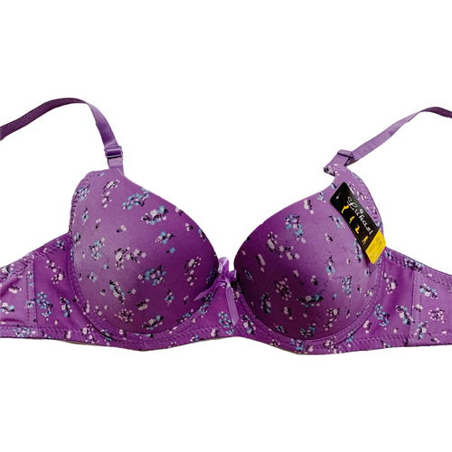 6 Womens Ladies Lace Floral Solid Color Demi Gentle PUSH UP Bra Full Cup - Picture 42 of 57