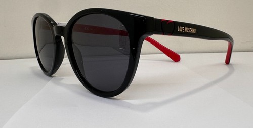 Moschino mol040 occhiale da sole donna lenti scure forma tondeggiante - Picture 2 of 4