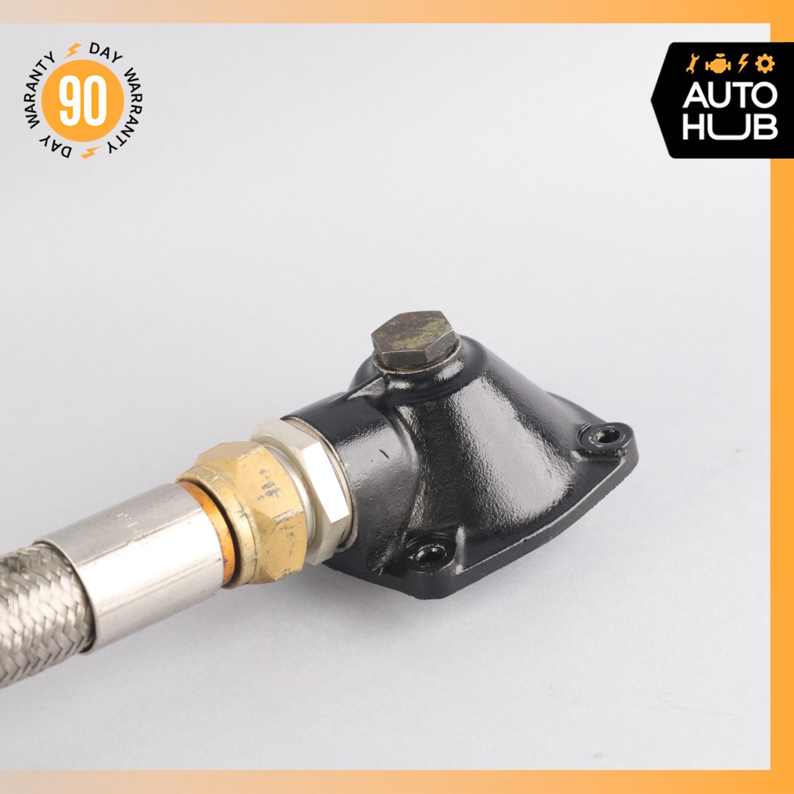 02-07 Maserati M138 Coupe 4200 GT Engine Heat Exchanger Oil Feed Line OEM 67k