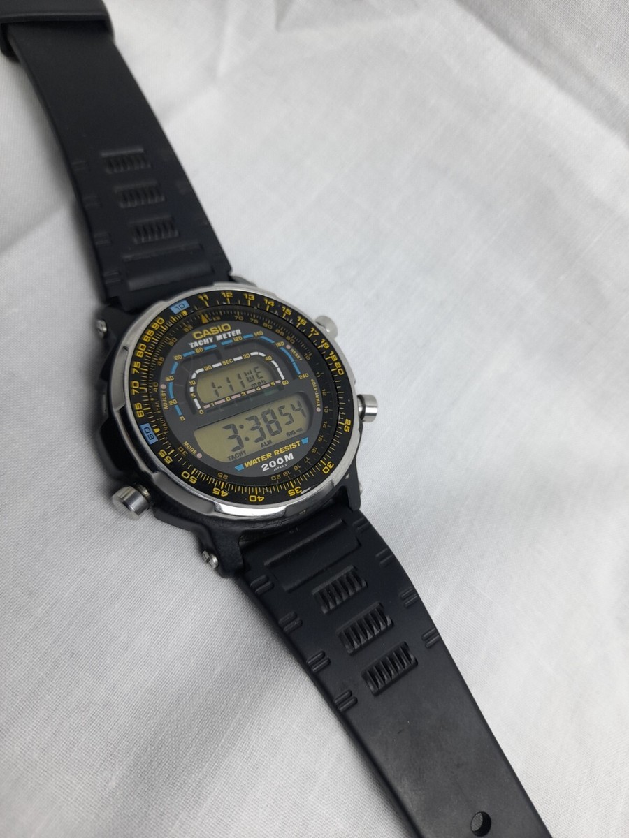 CASIO DW-220 Depth Gauge 日本製 CASIO - DW-220DG - Dive - Vintage Digital Watch - Digital-Watch.com