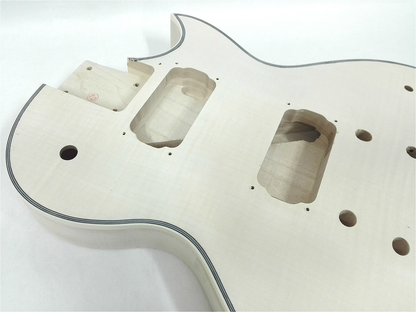 Totally NOSOLDERING Electric Guitar DIY Kit w/Flame Maple Veneer E