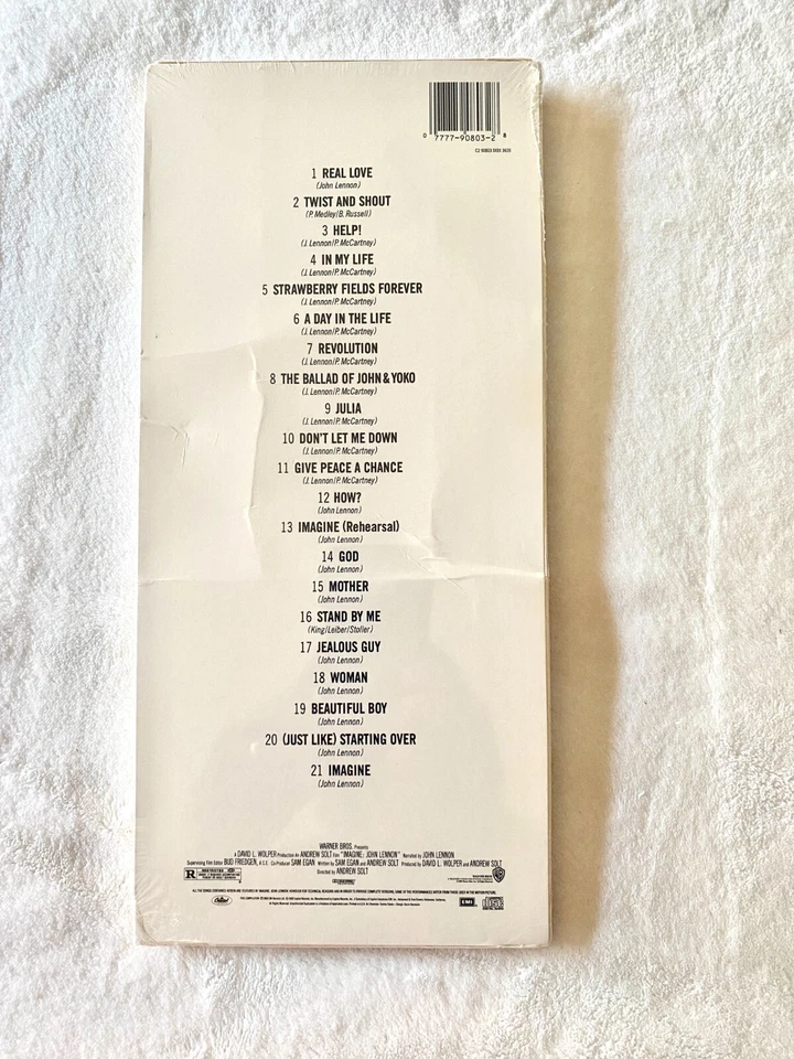 JOHN LENNON SEALED LONGBOX CD IMAGINE ALBUM PROMO SOUNDTRACK HELP! JULIA RECORD Foto 3 de 4