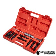 Juego de extractores de rodamientos de pinza de orificio ciego 9 piezas Kit de extractor de rodamientos internos de 8-32 mm