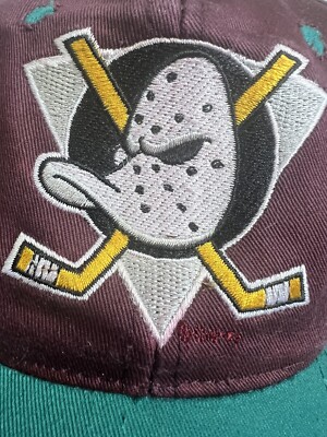 Vintage ANNCO NHL 90s Anaheim Mighty Ducks Snapback Hat/Cap RARE