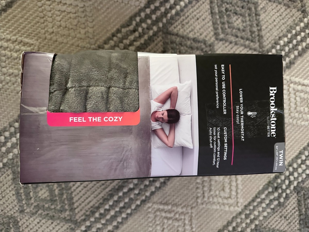 Brookstone Cozy Heated Blanket