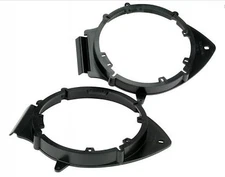 2 Heavy Duty ABS Plastic Speaker Adapter Plates For 2005-Up Vehicles 6.5" 6.75"