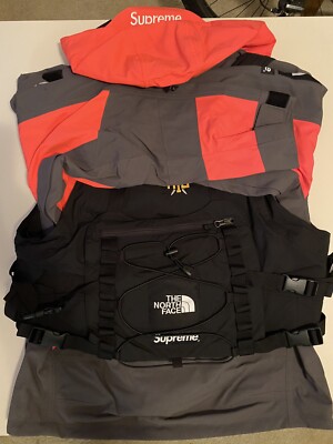 Supreme x TNF The North Face RTG Jacket + Vest Bright Red Medium