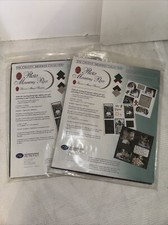 Lot of 2 Creative Memories Photo Mounting Paper 5 colors some lined some solid