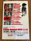 FROM RUSSIA WITH LOVE  original  U.S ONE SHEET - SEAN CONNERY-JAMES BOND 007