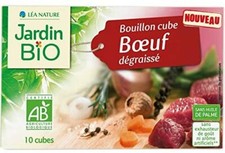 Jardin Bio - Bouillon Cube Boeuf Dégraissé Bio Cubes 100G - Lot De 4