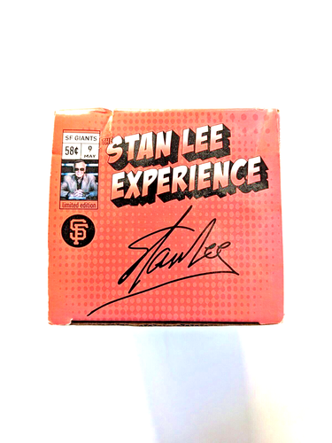 SF Giants 2015 Stan Lee Talking Bobblehead with Soundchip Spider-Man Limited VIP - Picture 8 of 9