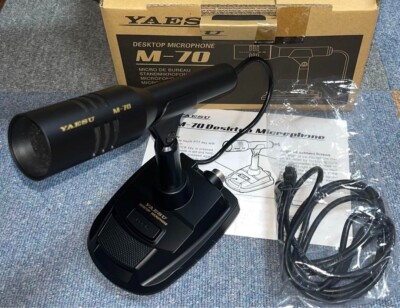 Yaesu M-70 Desktop Microphone MD-100A8X Successor Ham Radio Mic