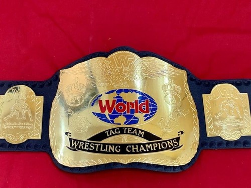World Tag Team Dual Championship Wrestling Belt ( Pair Of Two Belts) 4mm Brass - Picture 2 of 9