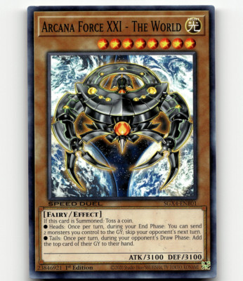 Yugioh Arcana Force XXI - The World - Speed Duel GX: Midterm