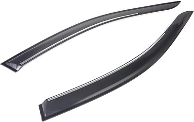 ClimAir Wind Deflectors Black Fits Volkswagen Caddy 2/4 Door 2004-2015
