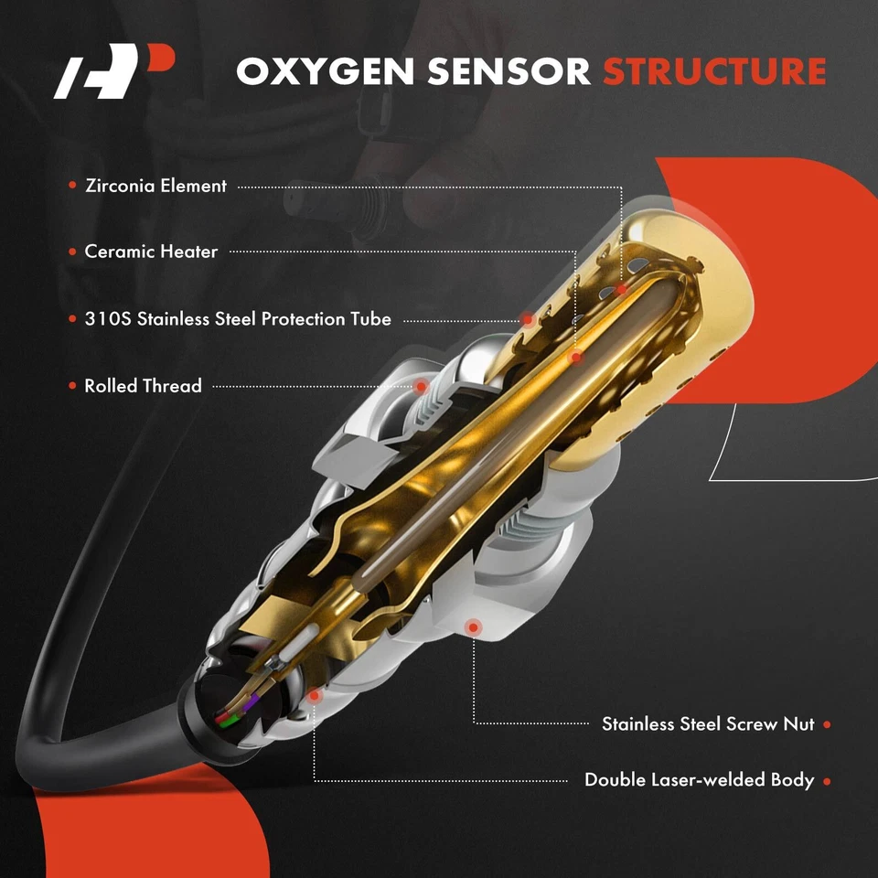 Sensor de oxígeno A-Premium 2x Upstream L & R O2 para Jaguar F-Type XE XF XFR XJR575 Foto 3 de 4