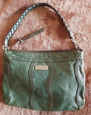 Fossil Fifty Four Green Handbag UK