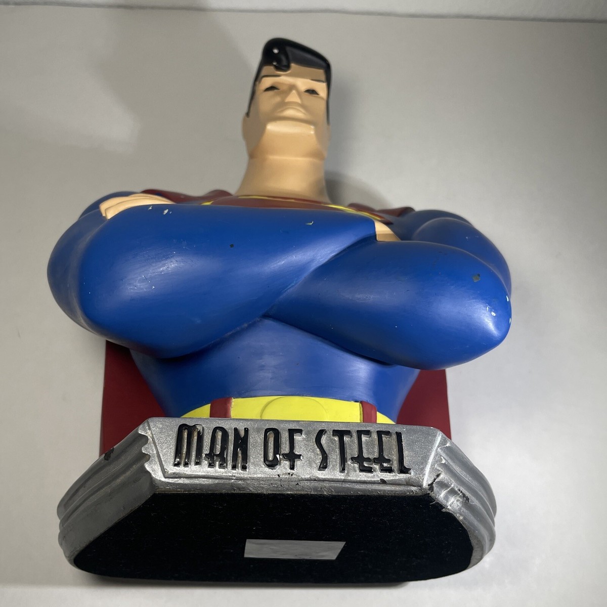 1999 DC Comics Superman Bust Man Of Steel Warner Brothers Studio