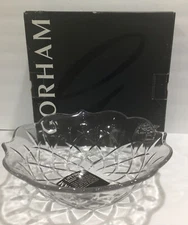 Vintage Gorham Lady Anne 12” Crystal Glass Lady Anne Flared Serving Bowl