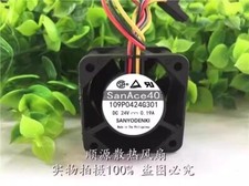 Sanyo 109P0424G301 4028 DC24V 0.19A 3-Wire Inverter Cooling Fan