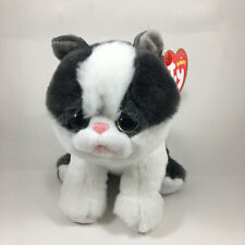 New Ty Beanie Baby YANG the Cat 6/" new green glitter//sparkly eyes