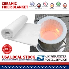 Ceramic Fiber Alternative Blanket Insulation High Temperature Fireproof Mat US