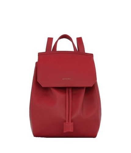 Matt & Nat Rosewood Vegan Leather Backpack Matt & Nat Vegan Leather Backpack With Rose Gold Hardware | eBay main image 4
