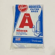 Vacuum Bags Type A Hoover 4010001A 3 Pack New Vintage