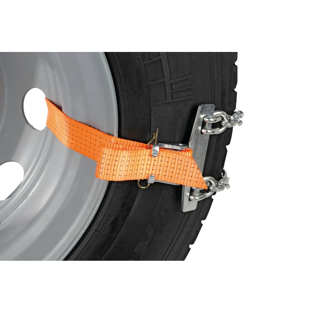 Chaine Neige 1pcs anti-patinage des pneus Roue d'urgence chaîne résistant à l'usure Chaînes à neige voiture en acier for la glace/neige/boue /route de sable sécurité for la conduite SUV 002