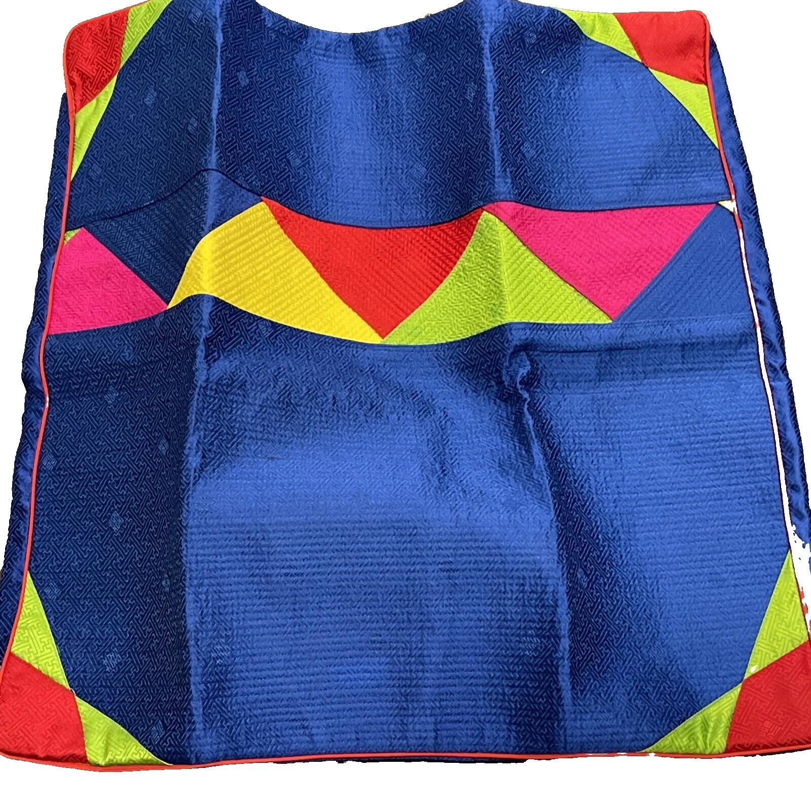 Almohadas de Decoración para el Hogar asiático Multicolor Patchwork