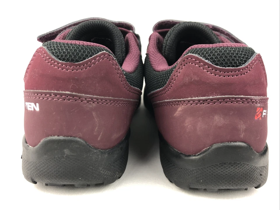 5.10 Five Ten MTB Ciclismo BMX Zapatos Malteses Para Mujer Talla 8.5 Granate Dos Pernos  Foto 4 de 4