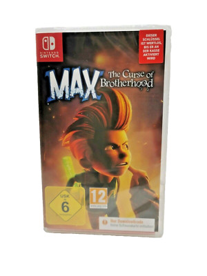 Nintendo Switch Max The Curse of Brotherhood  Downloadcode Videospiel Action NEU