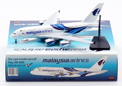 Malaysia Airlines Airbus A380 スケールモデル Aviation 1:400 MALAYSIA Airlines Airbus A380 Diecast